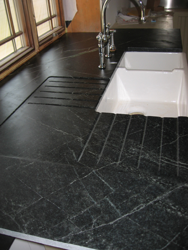 Custom wrap around drainboard